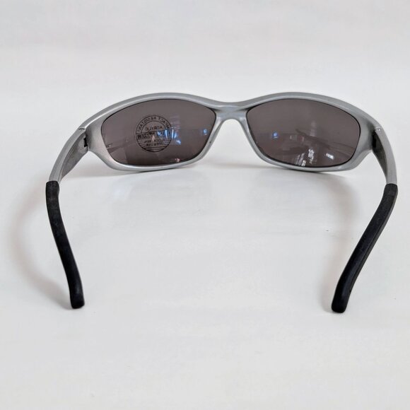 NWT Vintage 90's PC Rectangle Sporty Sunglasses (S. Silver) - Picture 4 of 5
